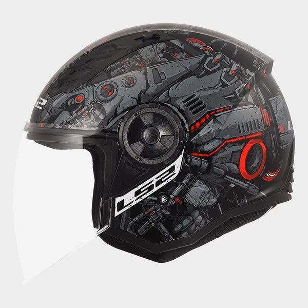 CASCO JET LS2 AIRFLOW II CREATUR