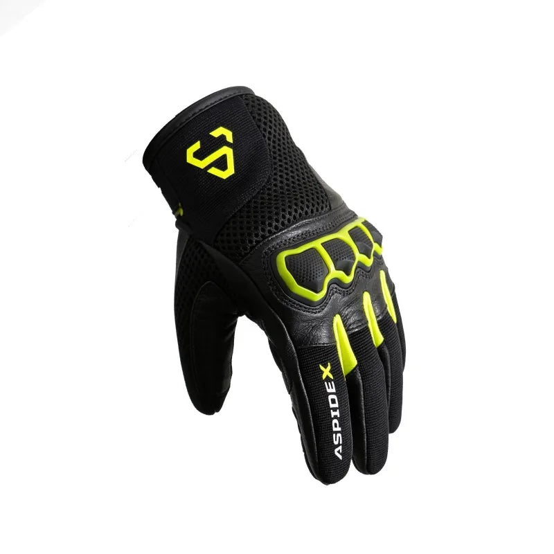 GUANTI MOTO ESTIVI IN PELLE ASPIDEX NOCTIS