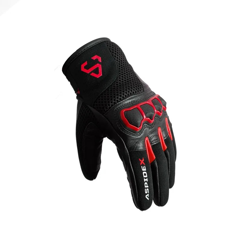 GUANTI MOTO ESTIVI IN PELLE ASPIDEX NOCTIS