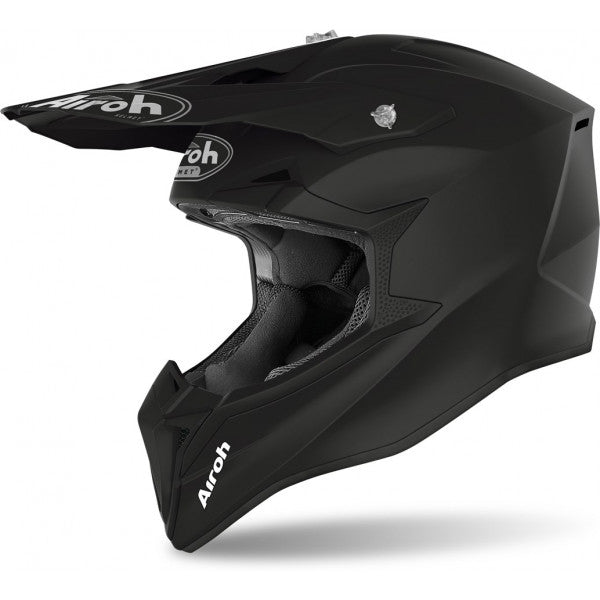 Casco cross Airoh Wraap SOLID - Nero opaco