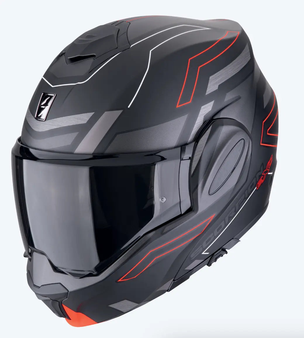 Scorpion exo - tech Conquer modular helmet - black / yellow