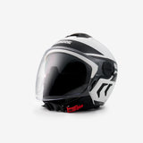 CASCO DEMI-JET BLAUER HT DJ-01 MONO