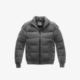 GIACCA BOMBER BLAUER HT COLLEGE