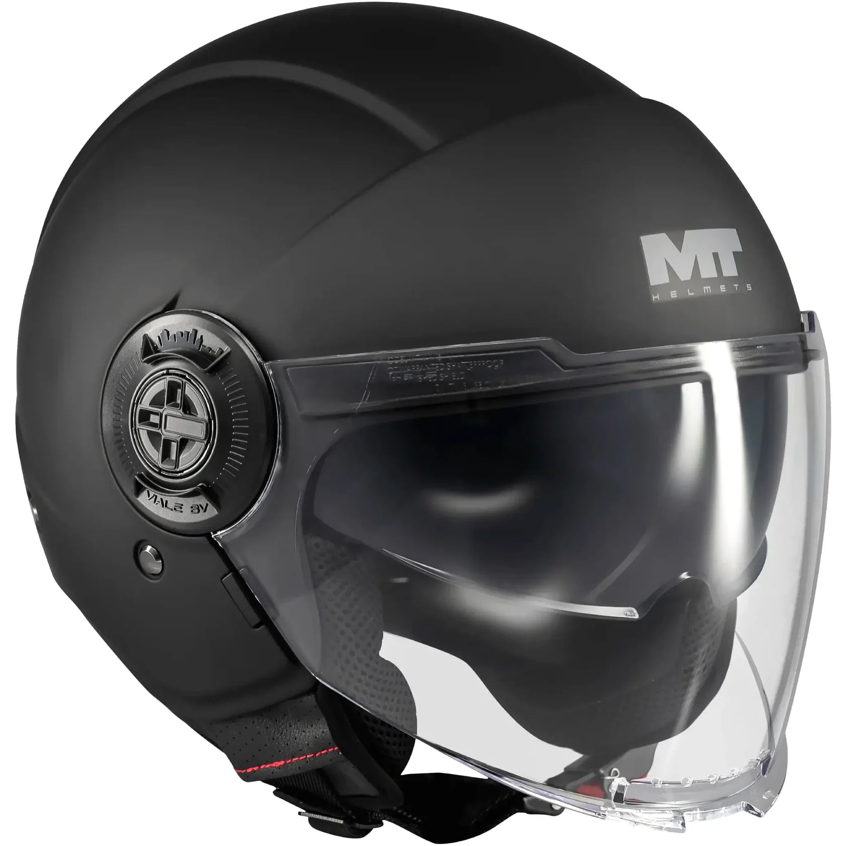 CASCO JET MT HELMETS VIALE SV S PURE A1 MATT