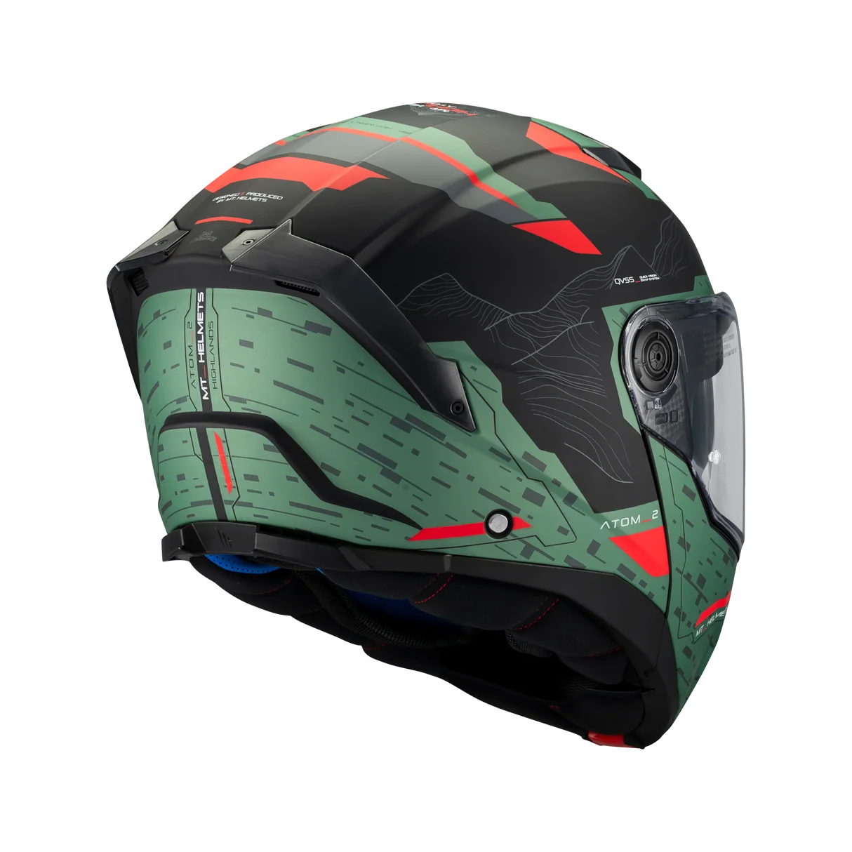 CASCO MODULARE MT HELMETS ATOM 2 SV HIGHLANDS C6