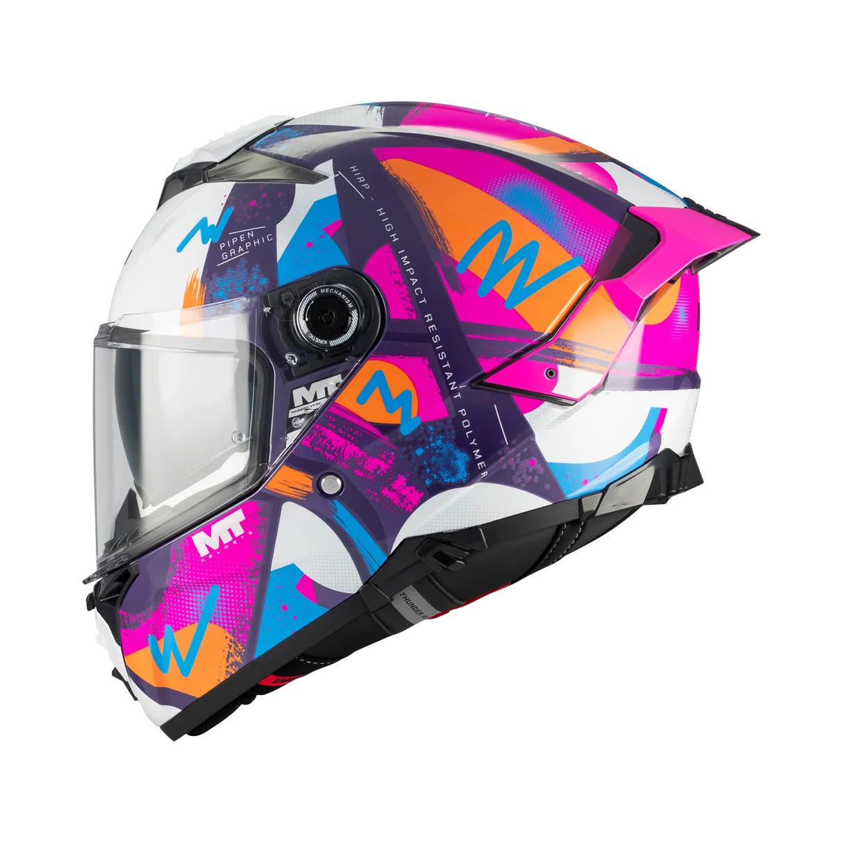 CASCO INTEGRALE MT HELMETS THUNDER 4 R SV PIPEN