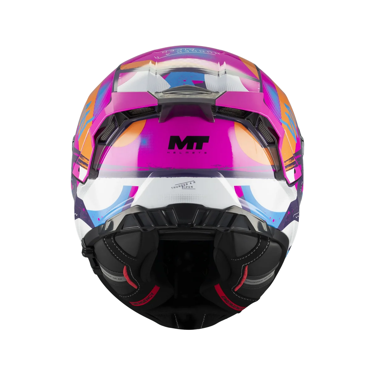 CASCO INTEGRALE MT HELMETS THUNDER 4 R SV PIPEN