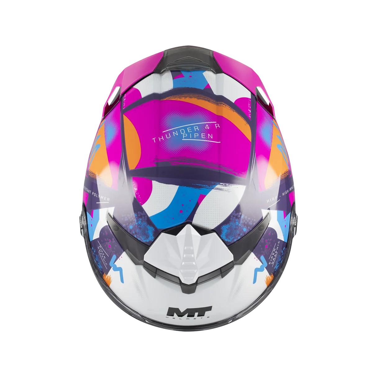 CASCO INTEGRALE MT HELMETS THUNDER 4 R SV PIPEN