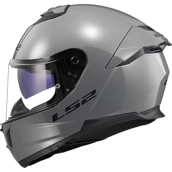 LS2 FF808 STREAM II SOLID full-face motorcycle helmet - matt black 
