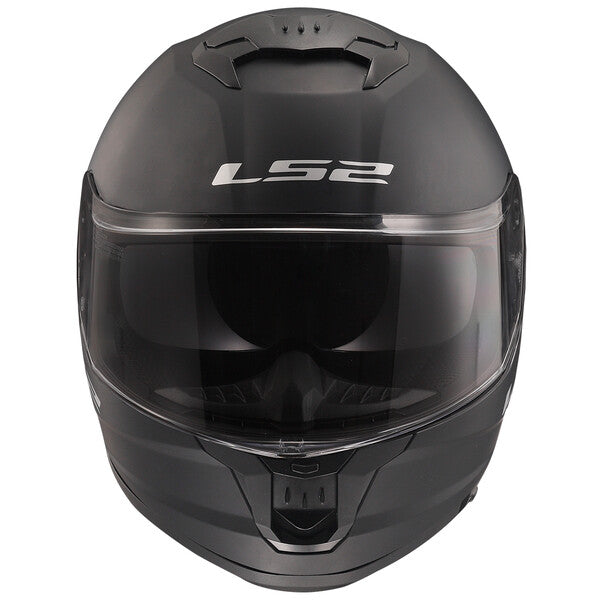 LS2 FF808 STREAM II SOLID full-face motorcycle helmet - matt black 