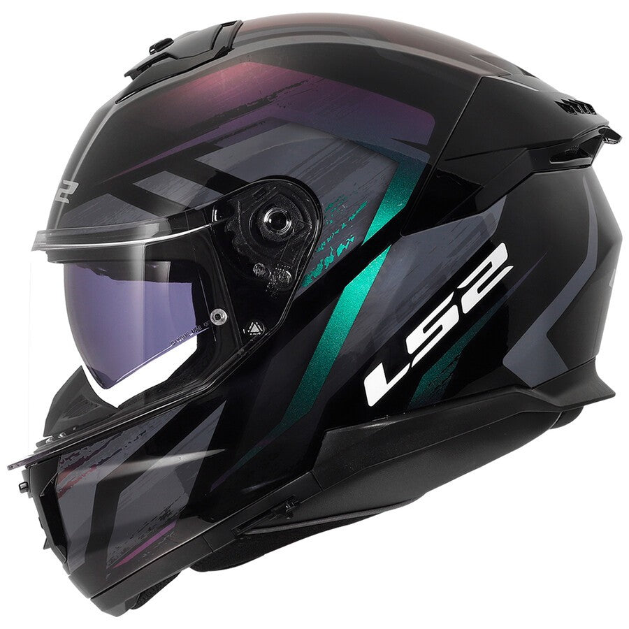 CASCO INTEGRALE LS2 STREAM II FURY - Camaleonte