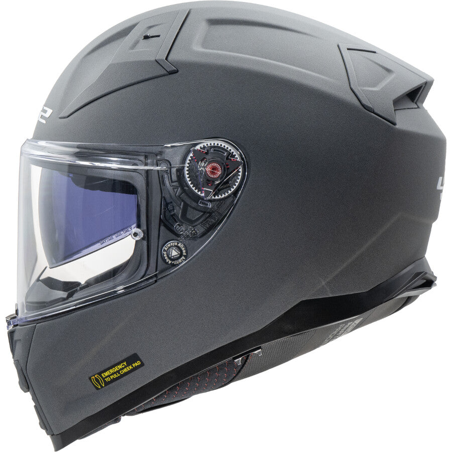 CASCO INTEGRALE LS2 VECTOR II SOLID - Cemento Opaco