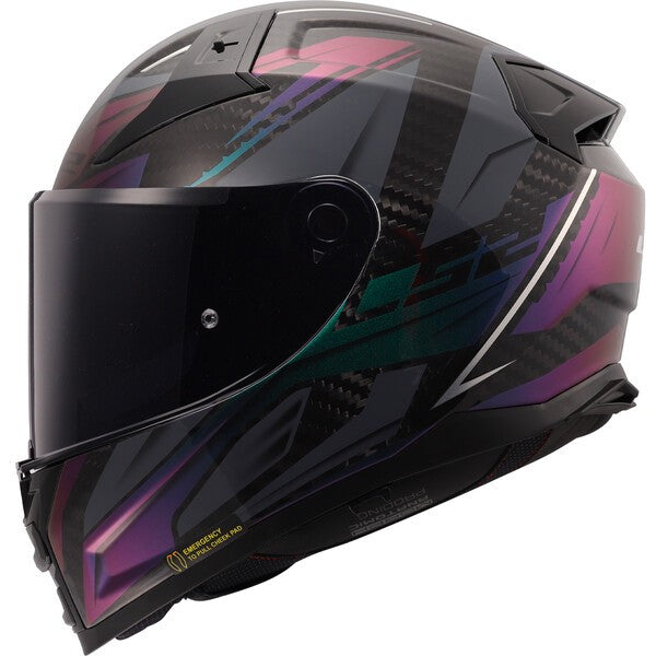 CASCO INTEGRALE LS2 VECTOR II CARBON SAVAGE
