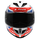 CASCO INTEGRALE LS2 STORM III KOMAI - Bianco - Blu - Rosso