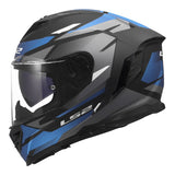 CASCO INTEGRALE LS2 STORM III KOMAI - Nero - Blu