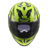 CASCO INTEGRALE LS2 STORM III KAOS - Giallo Fluo