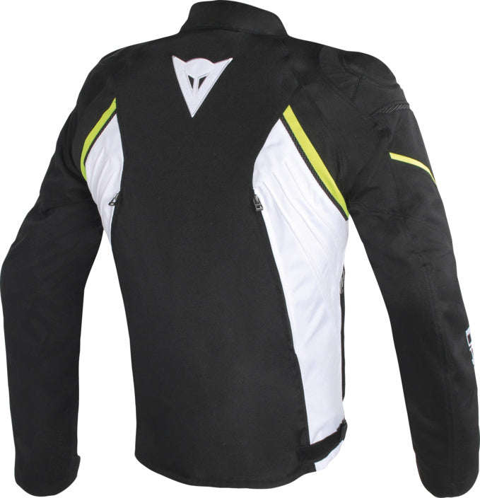 Giacca Dainese AVRO D2 TEX Nero - Bianco - Giallo Fluo