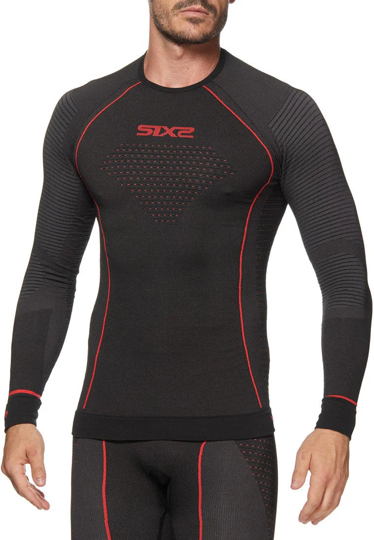 MAGLIA TERMICA A MANICHE LUNGHE UNISEX SIX2 TS2W CU