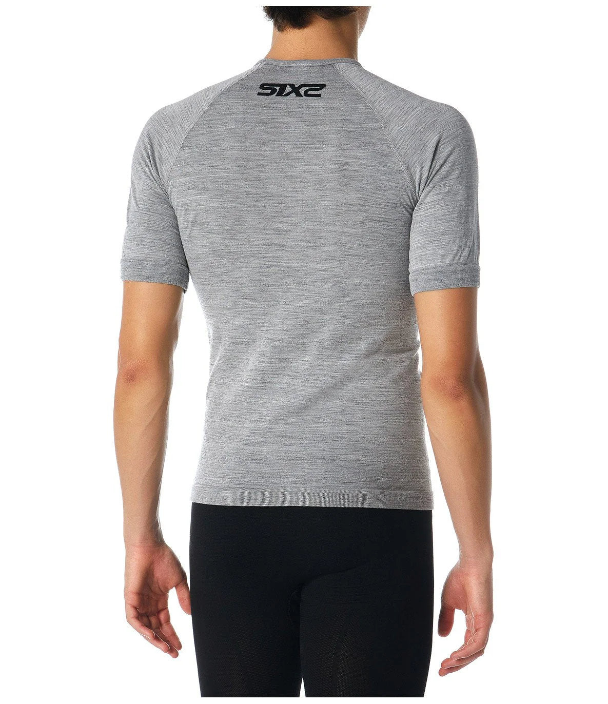 MAGLIA A MANICHE CORTE IN LANA MERINO SIX2 TS1 MERINO
