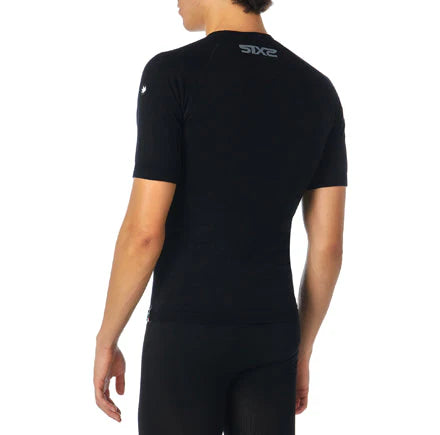 MAGLIA A MANICHE CORTE IN LANA MERINO SIX2 TS1 MERINO