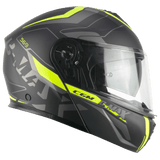 CGM C-MAX CITY modular motorcycle helmet - black / fuchsia