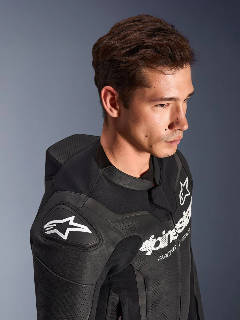 TUTA MOTO IN PELLE ALPINESTARS GP FORCE V2 2 PEZZI