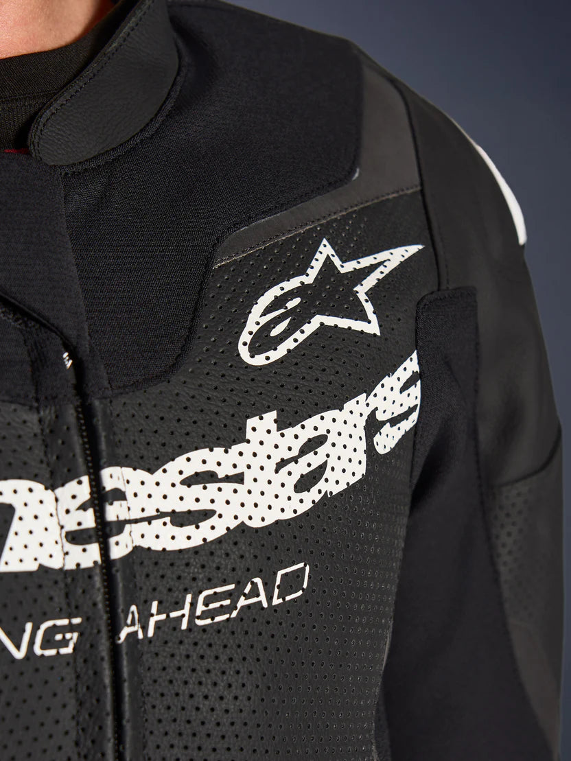 TUTA MOTO IN PELLE ALPINESTARS GP FORCE V2 2 PEZZI