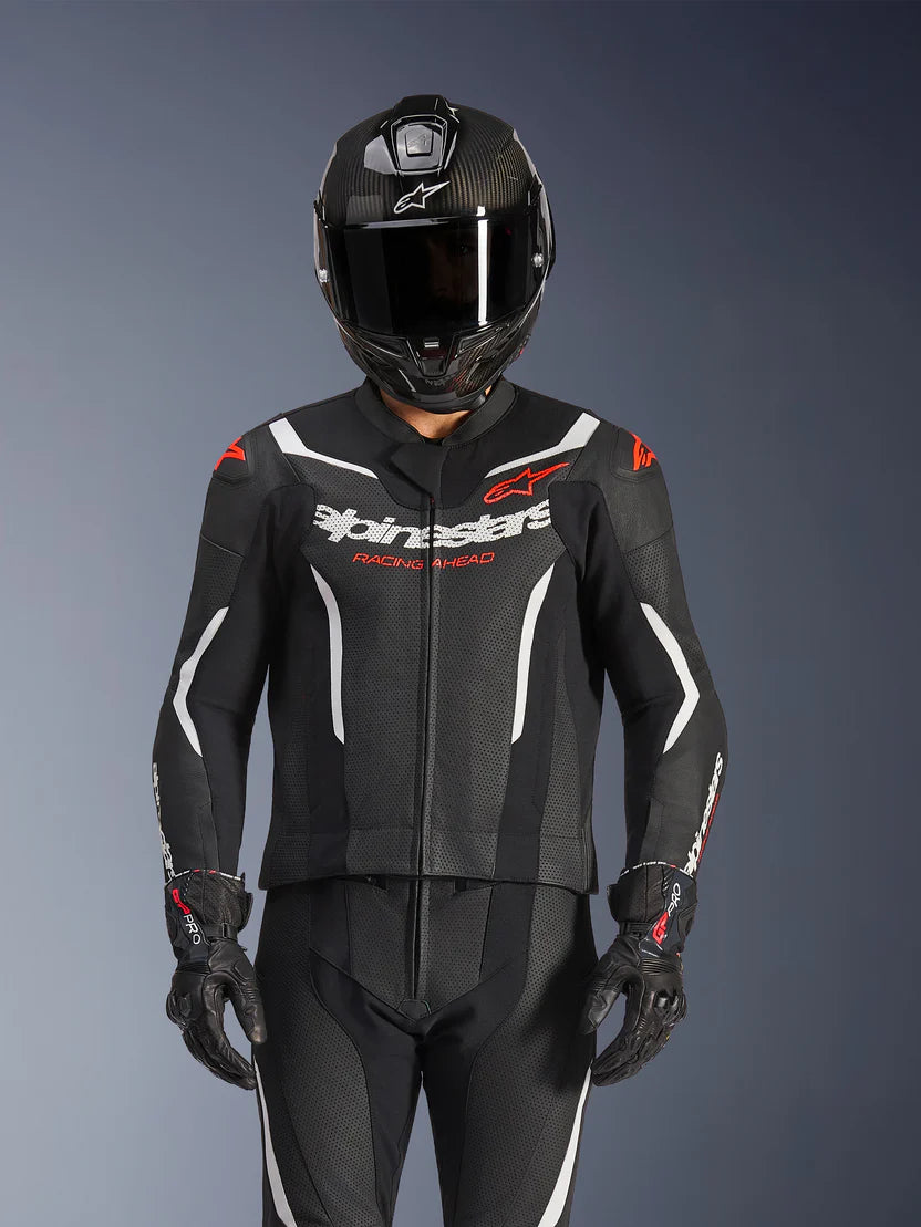 TUTA MOTO IN PELLE ALPINESTARS GP FORCE V2 2 PEZZI