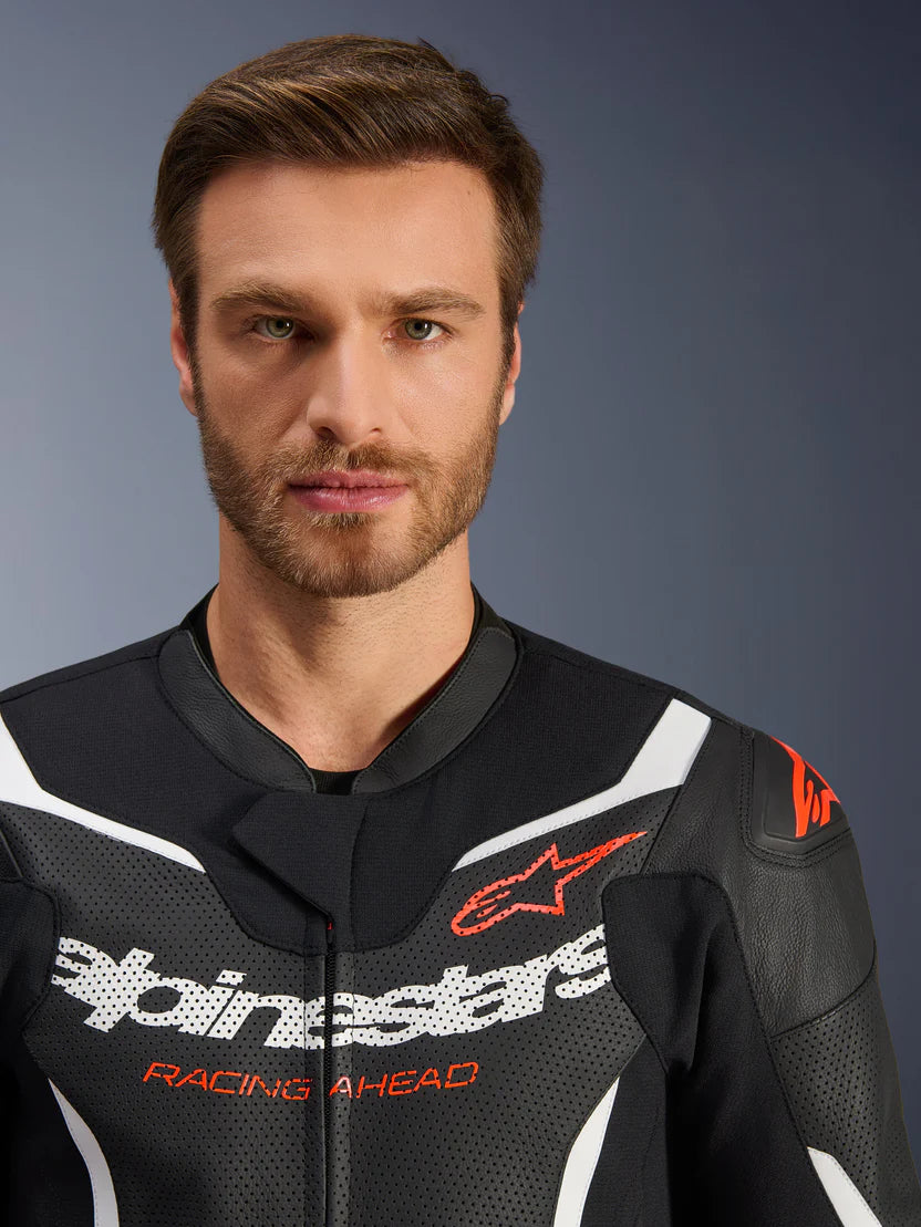 TUTA MOTO IN PELLE ALPINESTARS GP FORCE V2 2 PEZZI