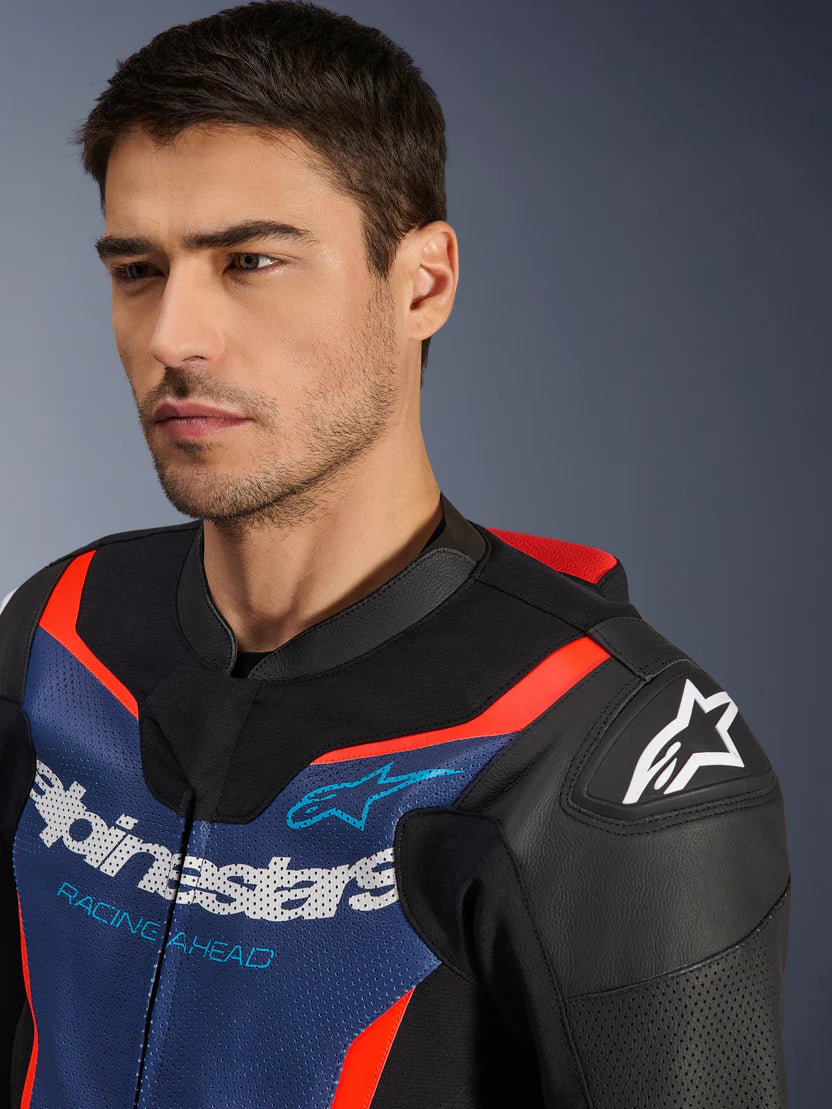 TUTA MOTO IN PELLE ALPINESTARS GP FORCE V2 2 PEZZI