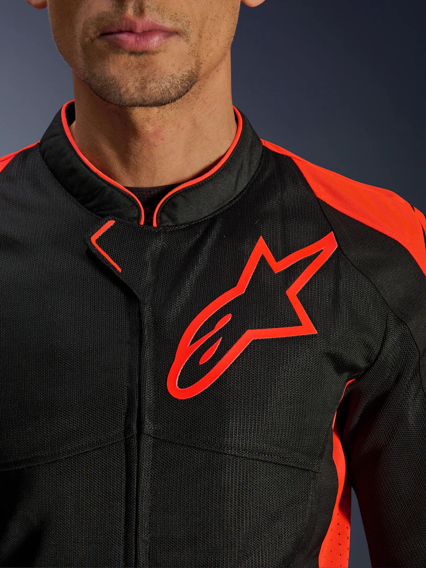 Alpinestars VIPER V2 AIR Summer Men's Motorcycle Jacket - Black/White 