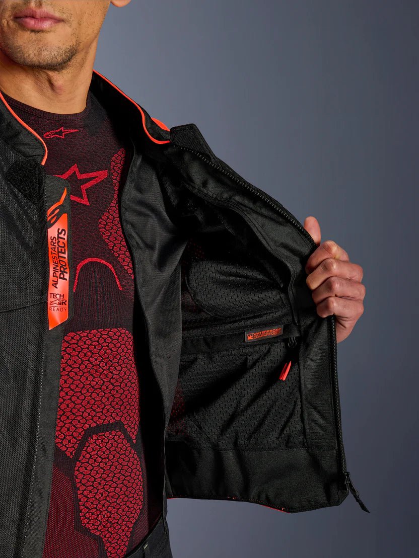 Alpinestars VIPER V2 AIR Summer Men's Motorcycle Jacket - Black/White 