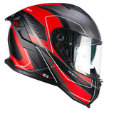 CGM 363G Shot Race full face helmet - black/red