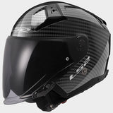 CASCO JET LS2 INFINITY II CARBON SOLID