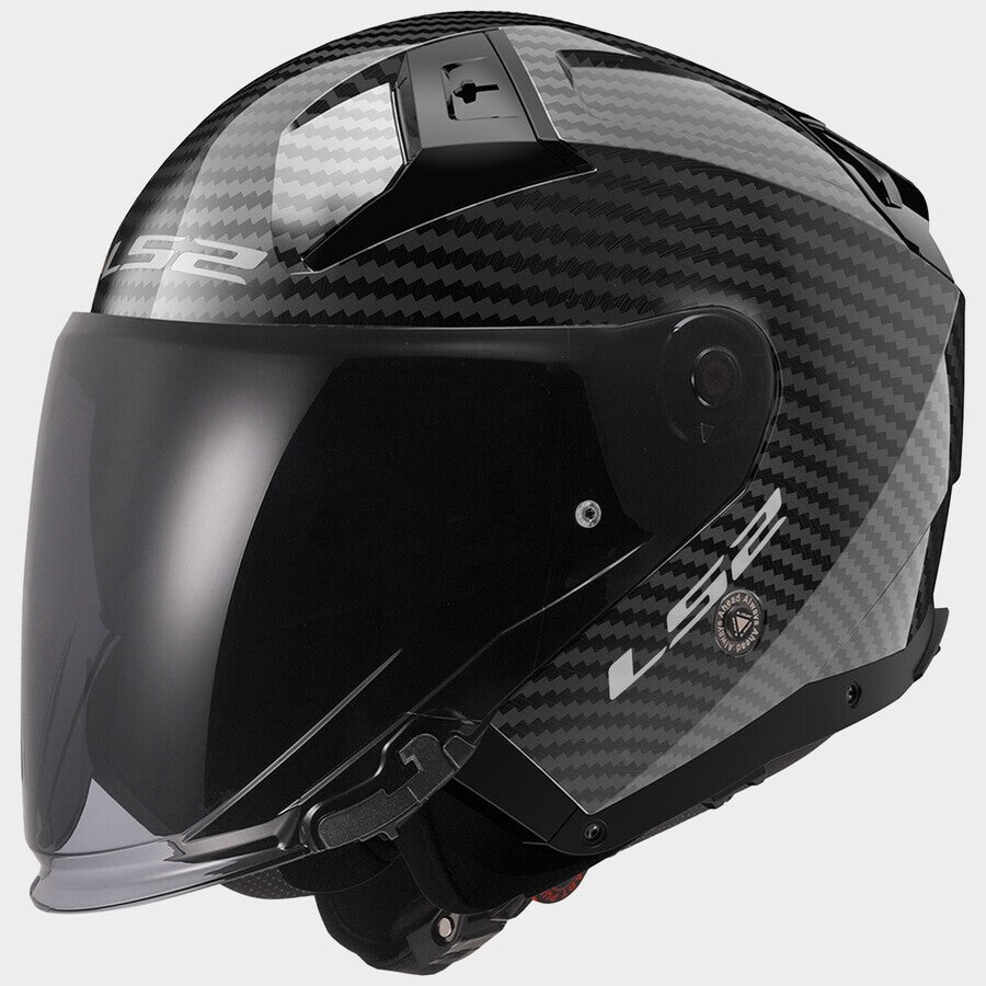 CASCO JET LS2 INFINITY II CARBON SOLID