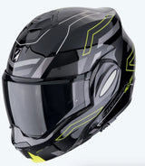 Scorpion exo - tech Conquer modular helmet - black / yellow