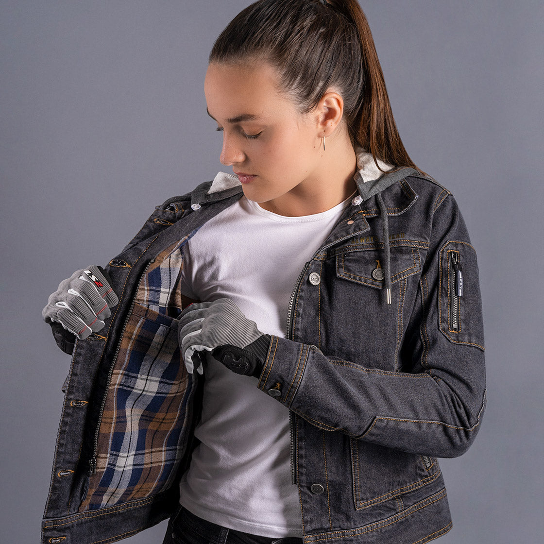 GIACCA IN DENIM LS2 OAKY DONNA