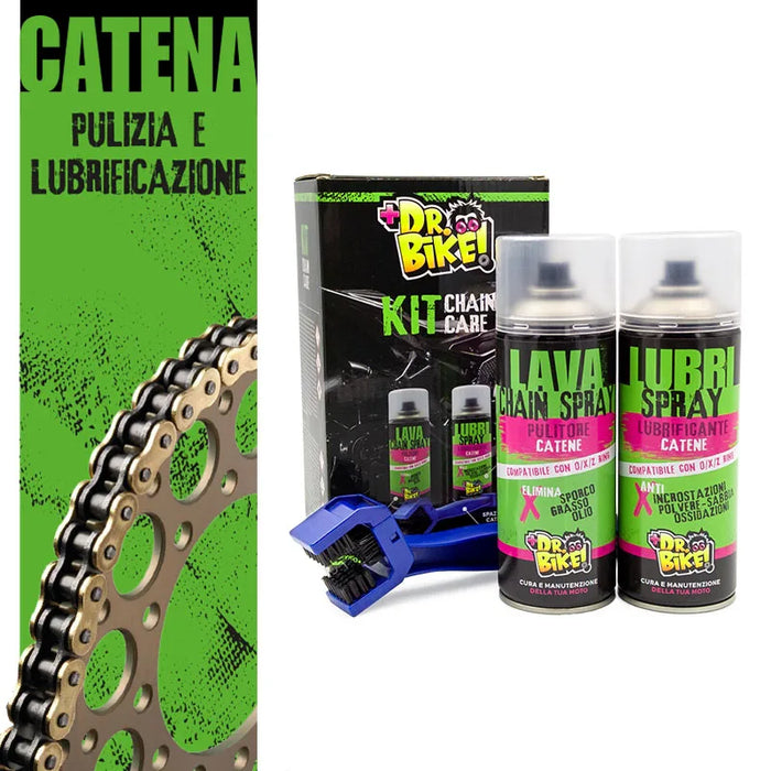 DR.BIKE CHAIN CARE MAINTENANCE KIT 3 PRODUCTS IN 1