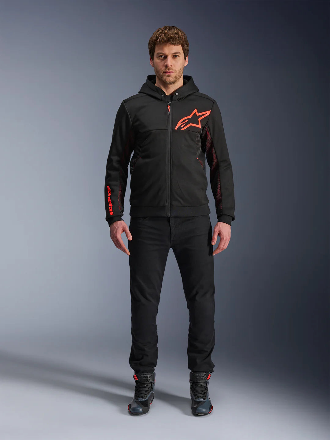 FELPA CON PROTEZIONI ALPINESTARS CHROME AIR SPORT