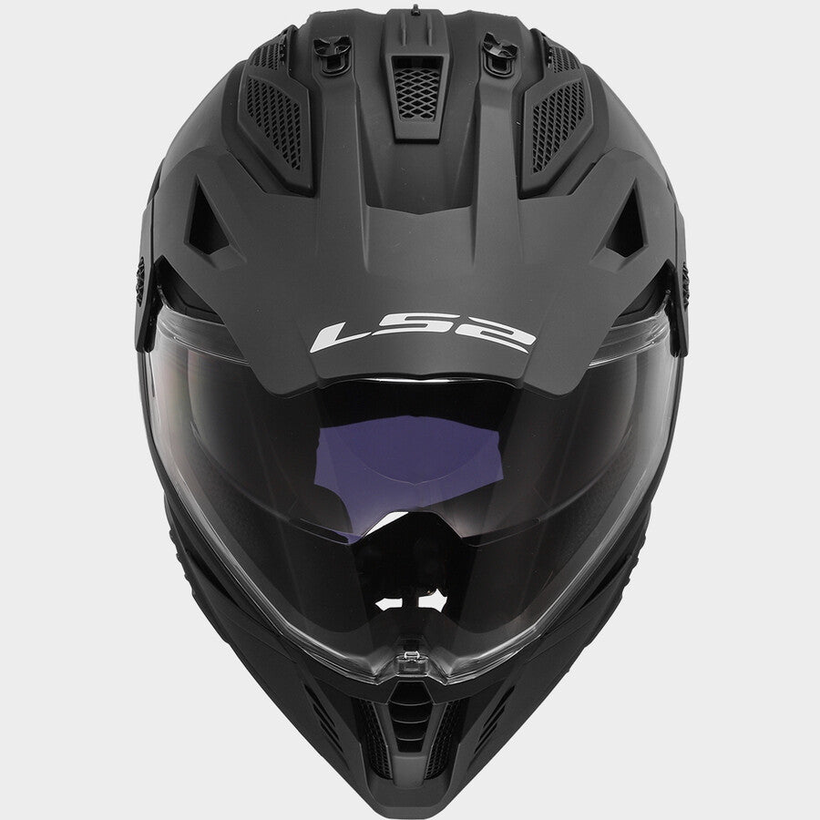 LS2 PIONEER II SOLID ADVENTURE HELMET