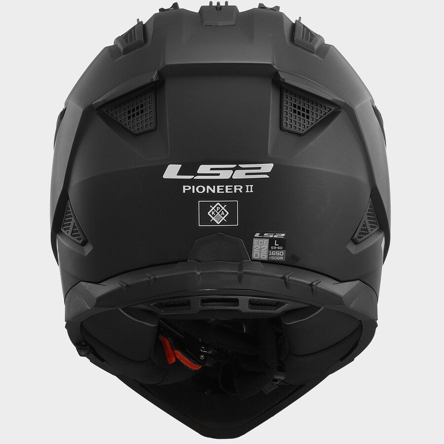 LS2 PIONEER II SOLID ADVENTURE HELMET