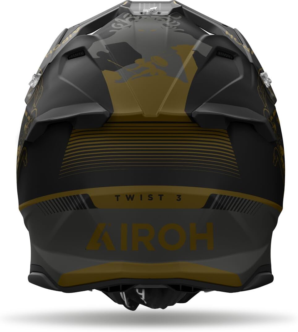 CASCO CROSS AIROH TWIST 3 TITAN MATT