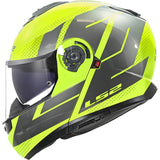 CASCO MODULARE LS2 STROBE II CODE - Giallo Fluo - Grigio