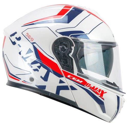 CGM C-MAX CITY modular motorcycle helmet - black / fuchsia