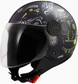 LS2 SPHERE LUX II MAXCA OPEN FACE HELMET