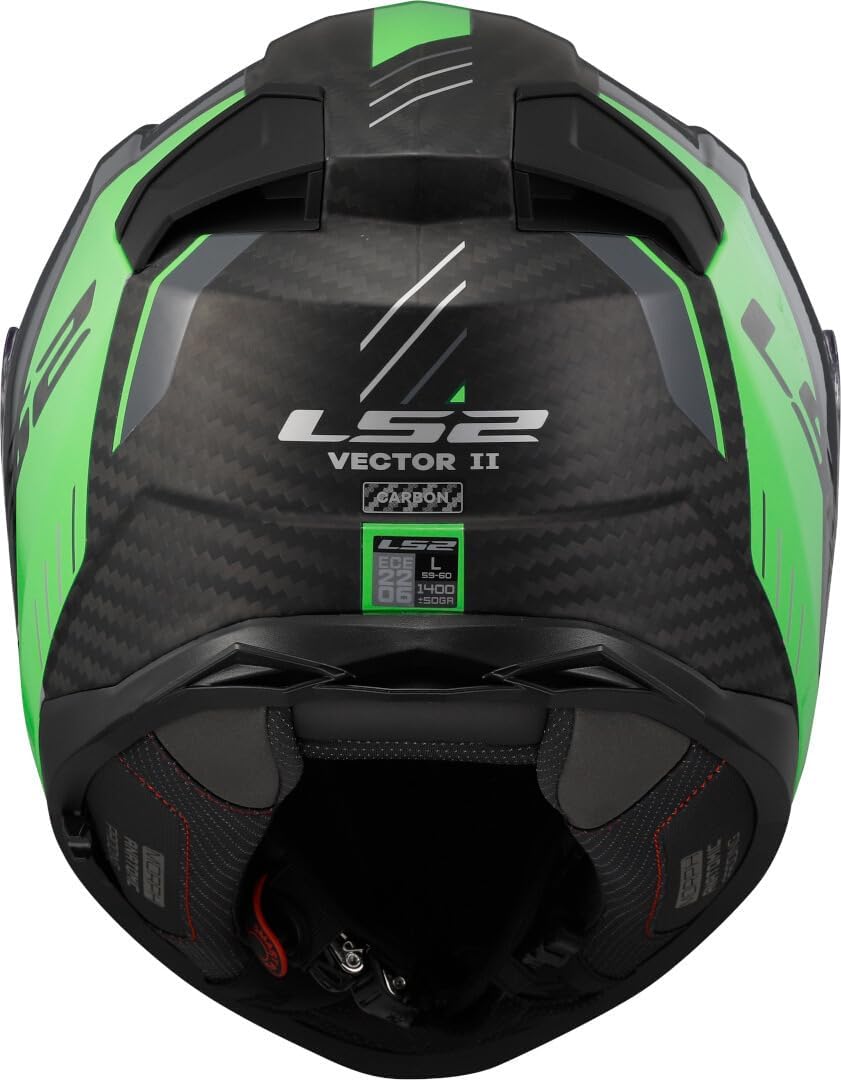 CASCO INTEGRALE LS2 VECTOR II CARBON GRID