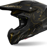 CASCO CROSS AIROH TWIST 3 TITAN MATT