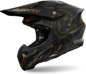 CASCO CROSS AIROH TWIST 3 TITAN MATT
