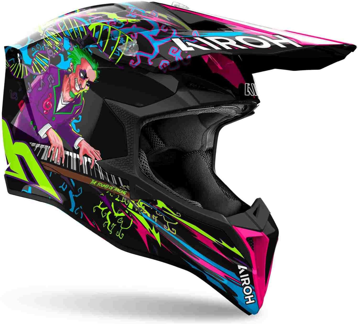 CASCO CROSS AIROH WRAAAP MUSIC JOKER