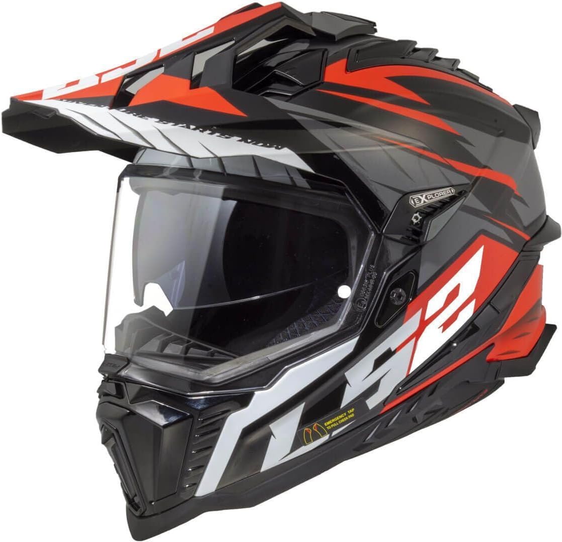 CASCO INTEGRALE ENDURO LS2 EXPLORER SPIRE